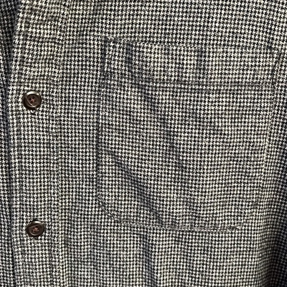Abercrombie and Fitch Soft AF Flannel Micro Houndstooth Herringbone Men’s XXL - Picture 4 of 9